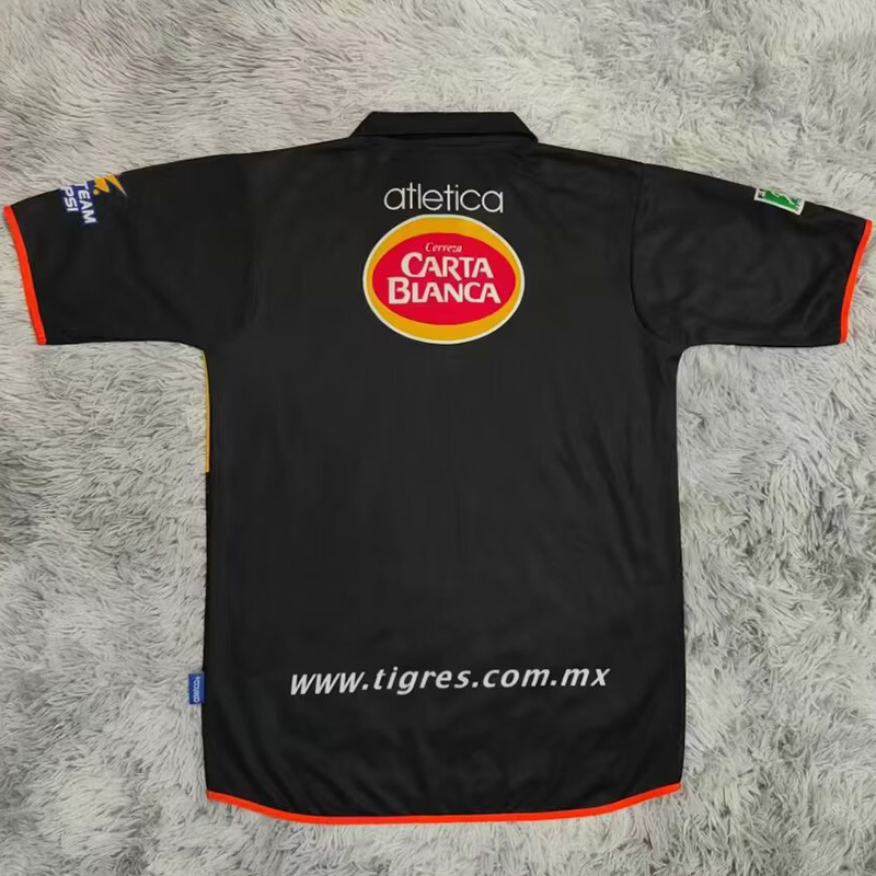 2003-2004 Tigres UANL Black Retro Soccer Jersey