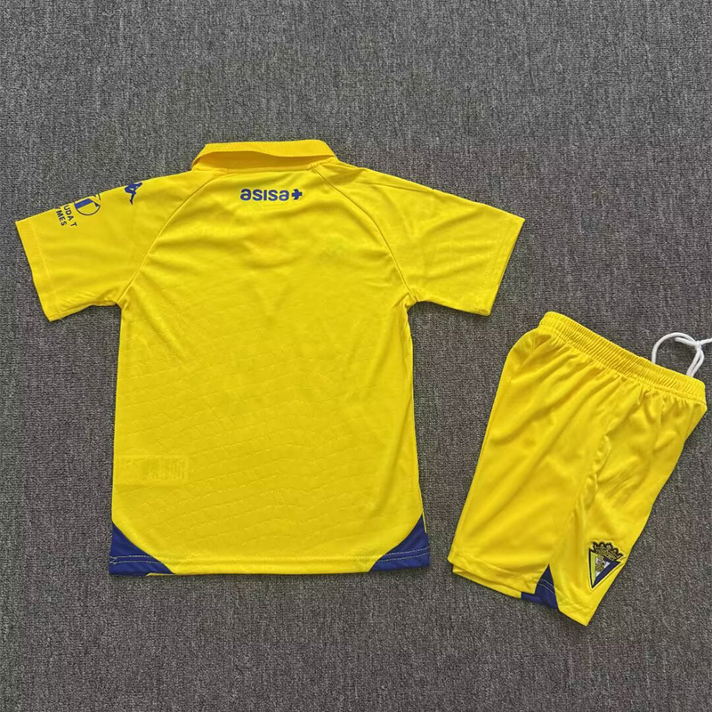26-27 Cadiz Home Kids Soccer Jersey