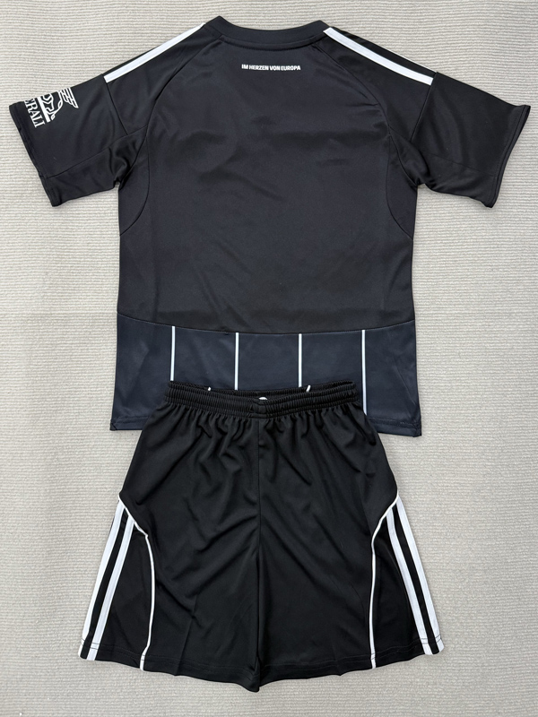 25-26 Frankfurt Black Kids Soccer Jersey