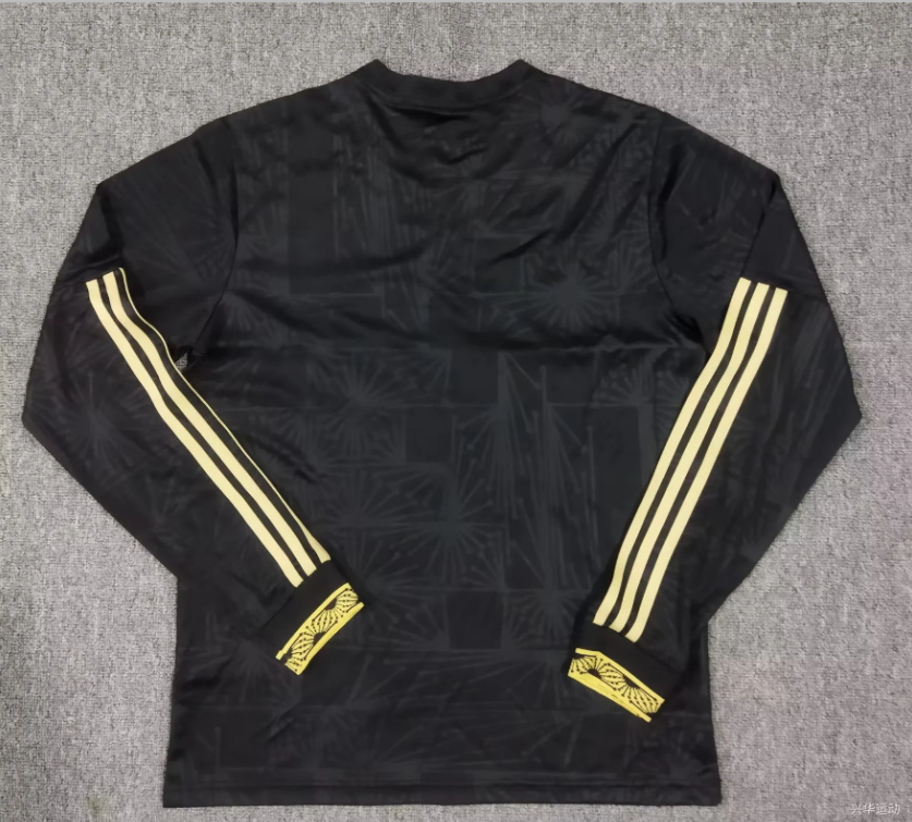 25-26 Mexico Black Long sleeve Special Edition Fans Soccer Jersey（长袖）