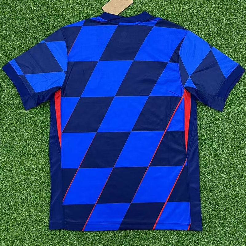 24-25 Croatia Away Fans Soccer Jersey