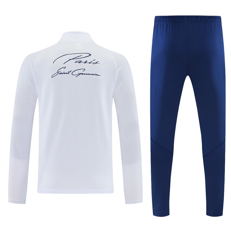 26-27 PSG White Half Pull Tracksuit (半拉链)