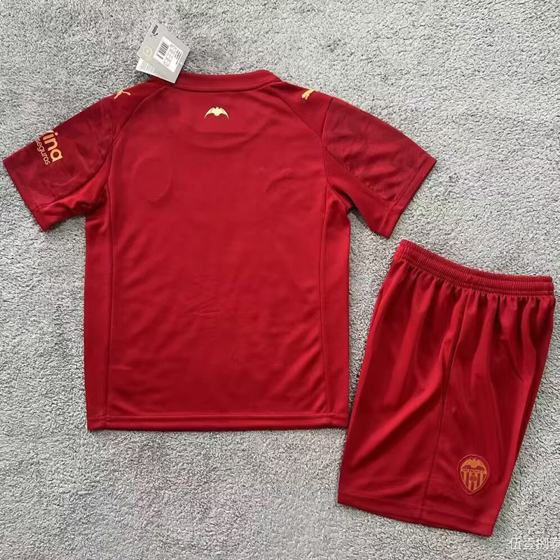 25-26 Valencia Away Kids Soccer Jersey