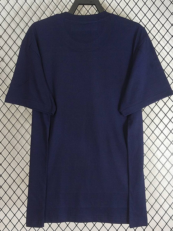 2025 PSG Royal blue XO High Quality Casual T-Shirt 宝蓝