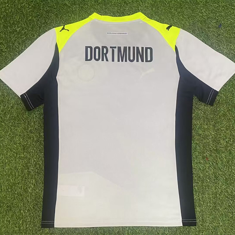 25-26 Dortmund Away Fans Soccer Jersey