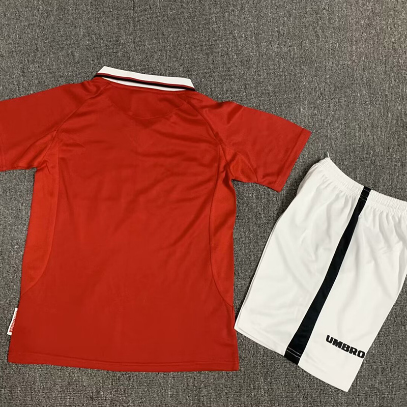 1999-2000 Man Utd Home Kids Retro Soccer Jersey