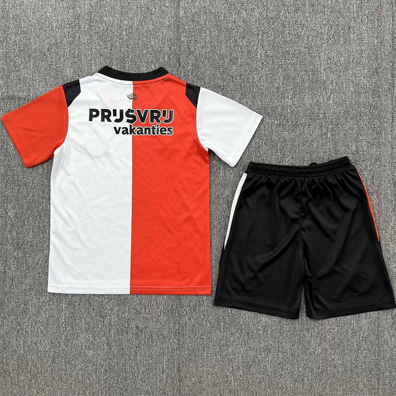26-27 Feyenoord Home Kids Soccer Jersey