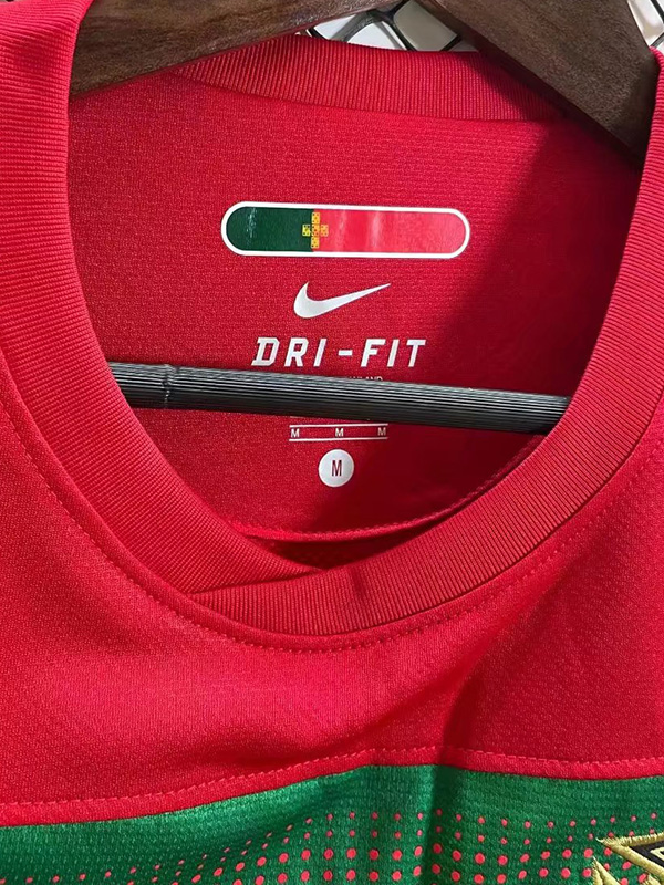 2010 Portugal Home Retro Soccer Jersey