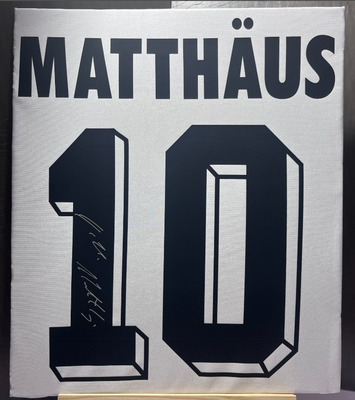 1990 Germany Home White Retro Soccer Jersey（亲笔签名 号码）