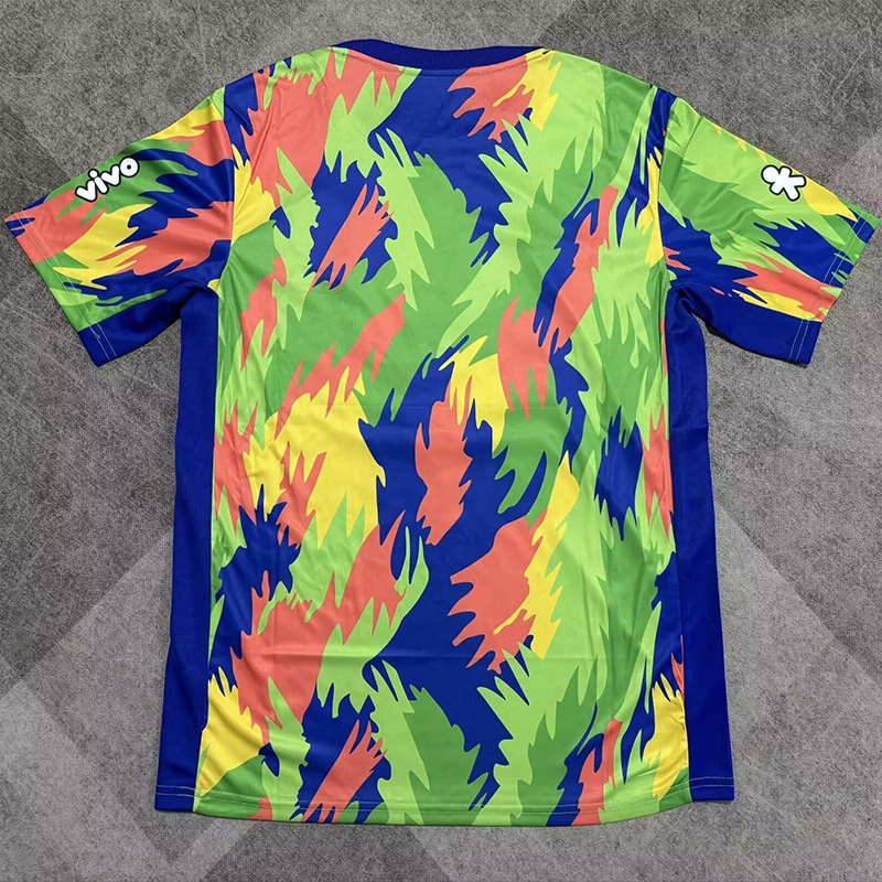 25-26 Brazil Green Blue Training shirts