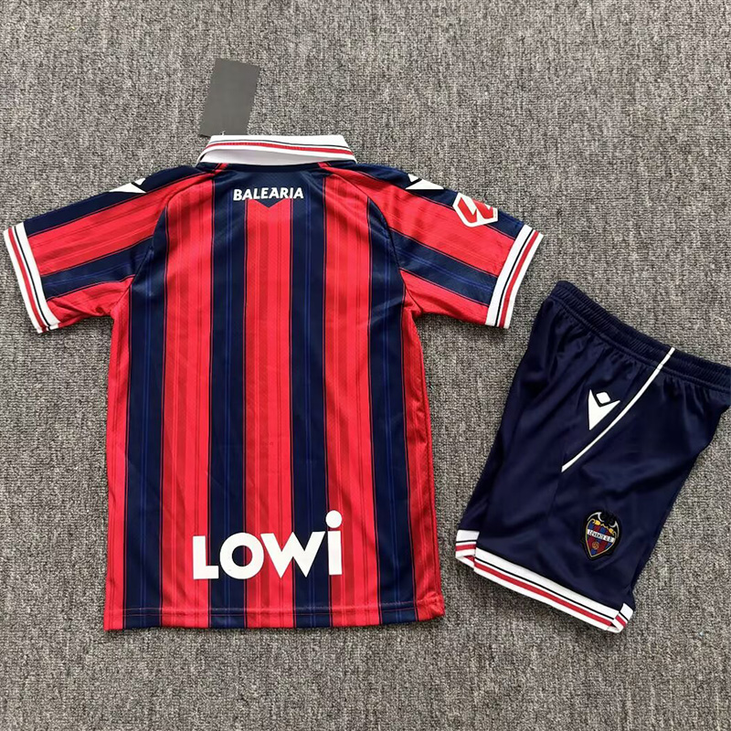 26-27 Levante UD Home Kids Soccer Jersey