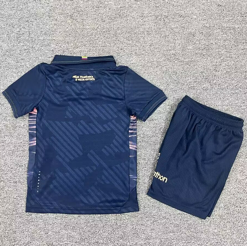 26-27 Ecuador Away Kids Soccer Jersey