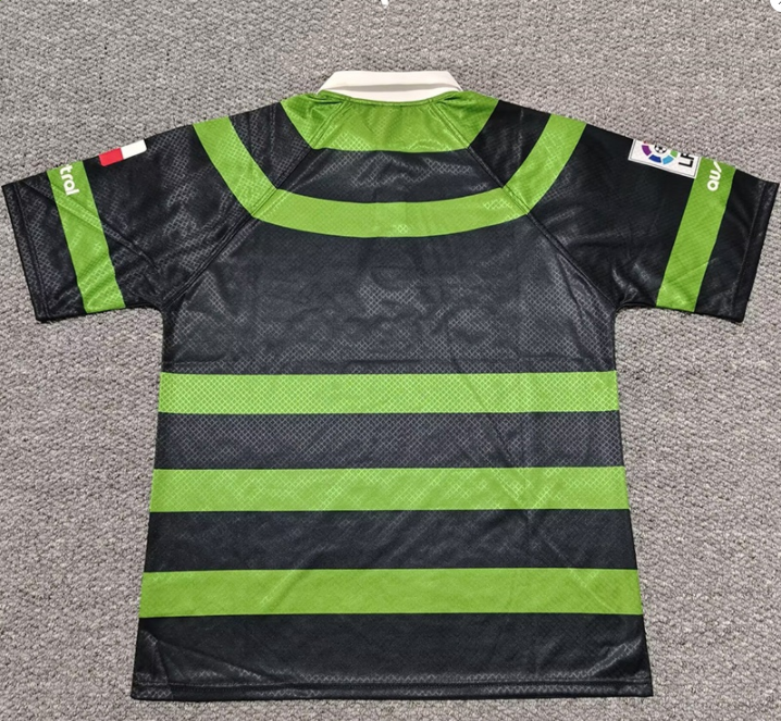 1999-2000 Racing de Santander  Away Retro Soccer Jersey *带章